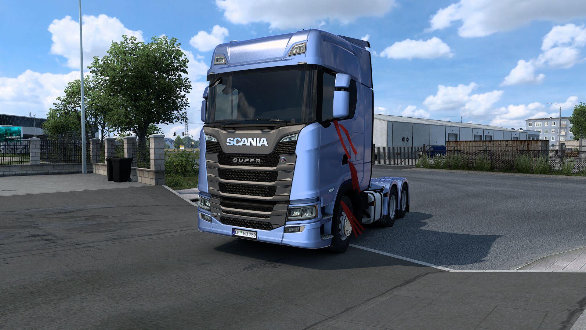 斯堪尼亚PGRS车辆飘带兼容S加顾铁柱新款灯架和侧裙改点